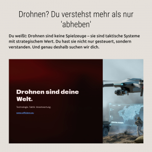 Drohnen? Sie verstehen mehr als nur 'abheben'